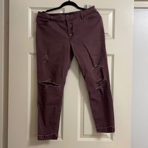 Hollister distressed jeans